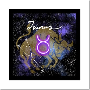 Taurus Bull Zodiac Sign Astrology Posters and Art